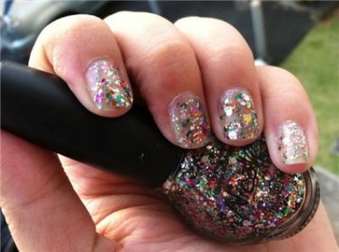 NICOLE BY OPI NAIL POLISH TOP COAT "RAINBOW IN THE S-KYLIE" 15 ML