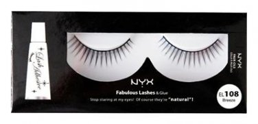 NYX FABULOUS LASHES & GLUE BREEZE EL 108 BOXED