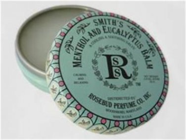 ROSEBUD MENTHOL AND EUCALYPTUS BALM SEALED TIN