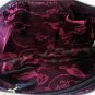 BETSEY JOHNSON E/W MINI CROSSBODY MULTI BM17035, BLACK & CREAM BOWS BLACK BOW