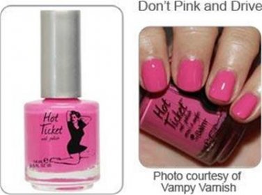 theBalm HOT TICKET NAIL POLISH "DON'T PINK AND DRIVE"
