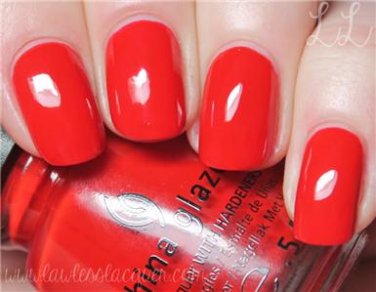 CHINA GLAZE NAIL LACQUER WITH HARDENERS "WITH LOVE" (1112) 14 ML