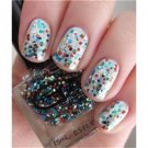GLITTER GAL GLITTER NAIL POLISH TOP COAT IMOGEN 15 ML