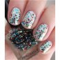 GLITTER GAL GLITTER NAIL POLISH TOP COAT IMOGEN 15 ML