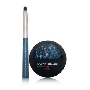 LAURA GELLER EYE RIMZ BAKED WET/DRY EYE ACCENTS BOXED WITH BRUSH CHOOSE COLOR