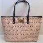 Betsey Johnson EW Tote Signature Logo Studded Blush BM18640