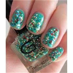 GLITTER GAL GLITTER NAIL POLISH TOP COAT REBECCA 15 ML