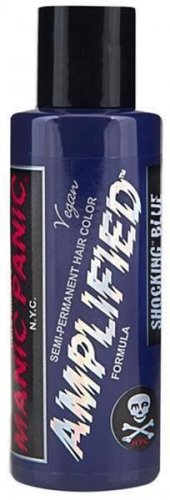 MANIC PANIC AMPLIFIED CREAM FORMULA HAIR DYE SHOCKING BLUE 4 OZ. SQUEEZE