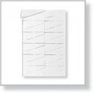 COSMETIC 24-PIECE WHITE WEDGE SPONGE BLOCK