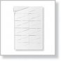 COSMETIC 24-PIECE WHITE WEDGE SPONGE BLOCK