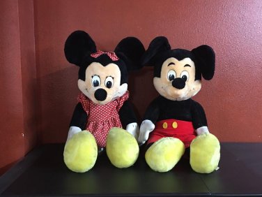 MICKEY AND MINNIE PLUSH EXTRA LARGE