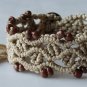 Braided bracelet with coffee pattern