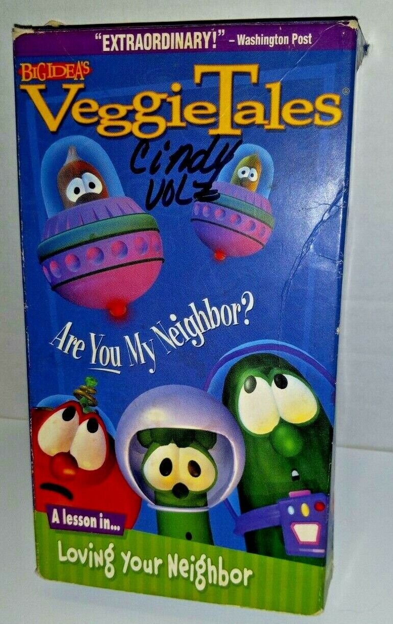 VeggieTales Are You My Neighbor? VHS Video Tape Loving Christian Kids ...