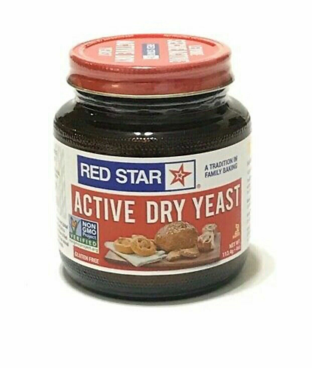 Red Star Active Dry Yeast 4 oz Jar Expiration April 2022 04/2022