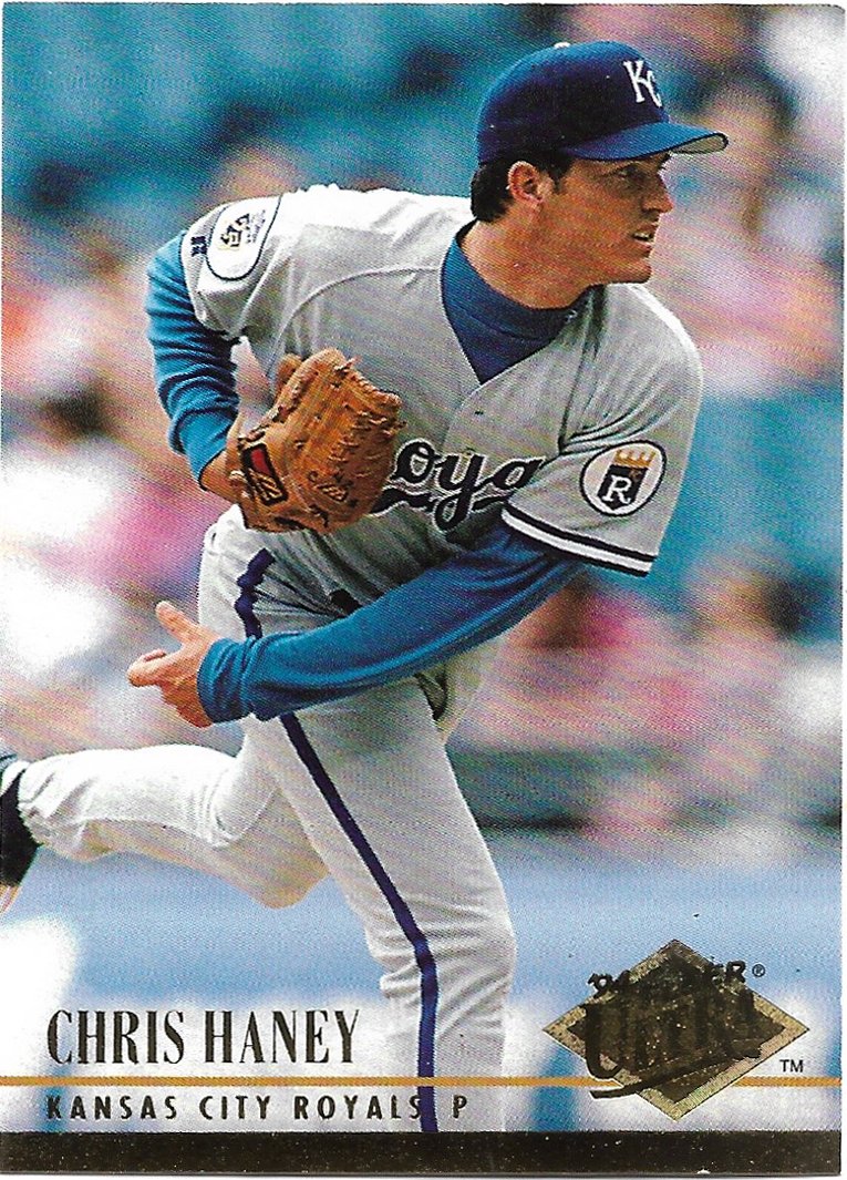 Chris Haney 1994 Fleer Ultra #65 Kansas City Royals Baseball Card