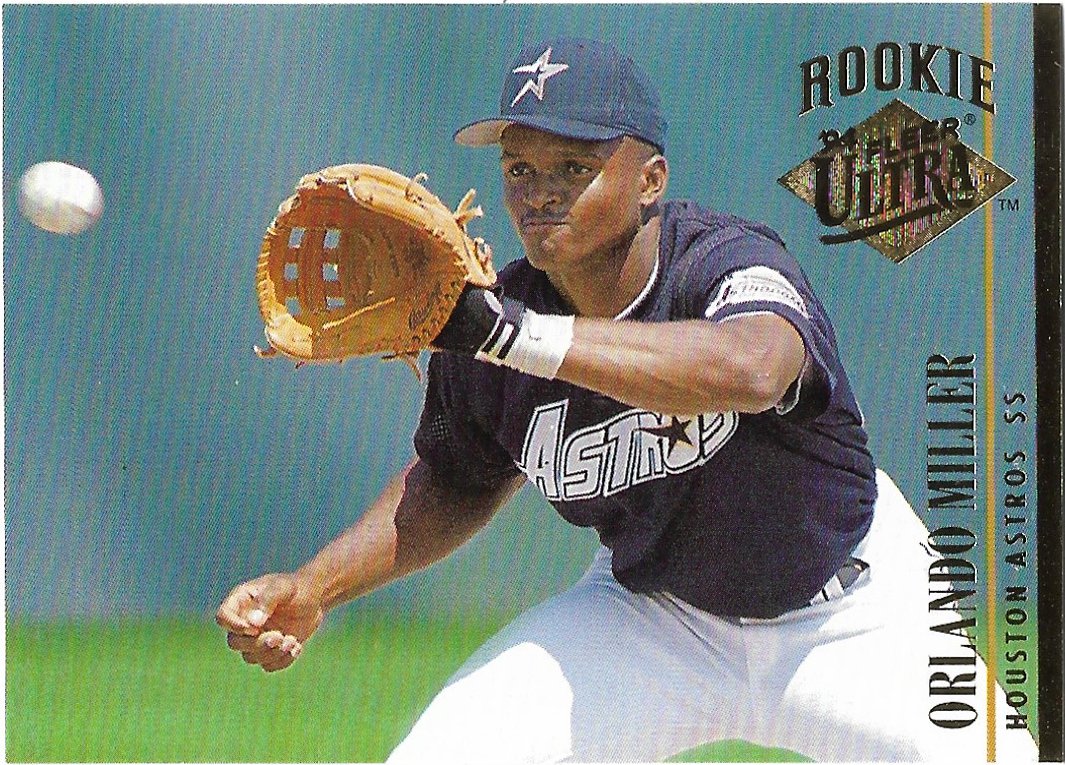 Orlando Miller 1994 Fleer Ultra #508 Houston Astros Baseball Card