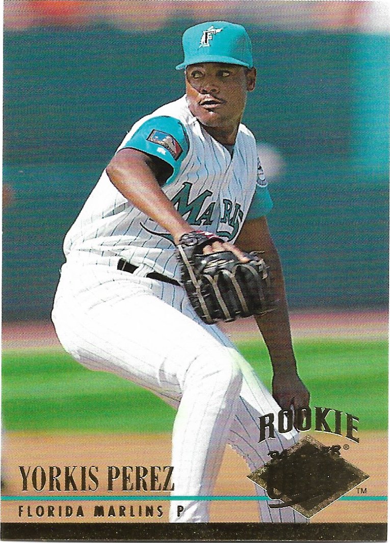 Yorkis Perez 1994 Fleer Ultra #495 Florida Marlins Baseball Card