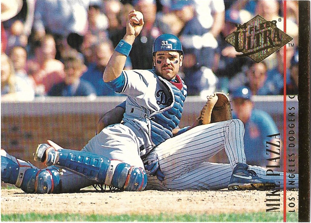 Mike Piazza 1994 Fleer Ultra #218 Los Angeles Dodgers Baseball Card