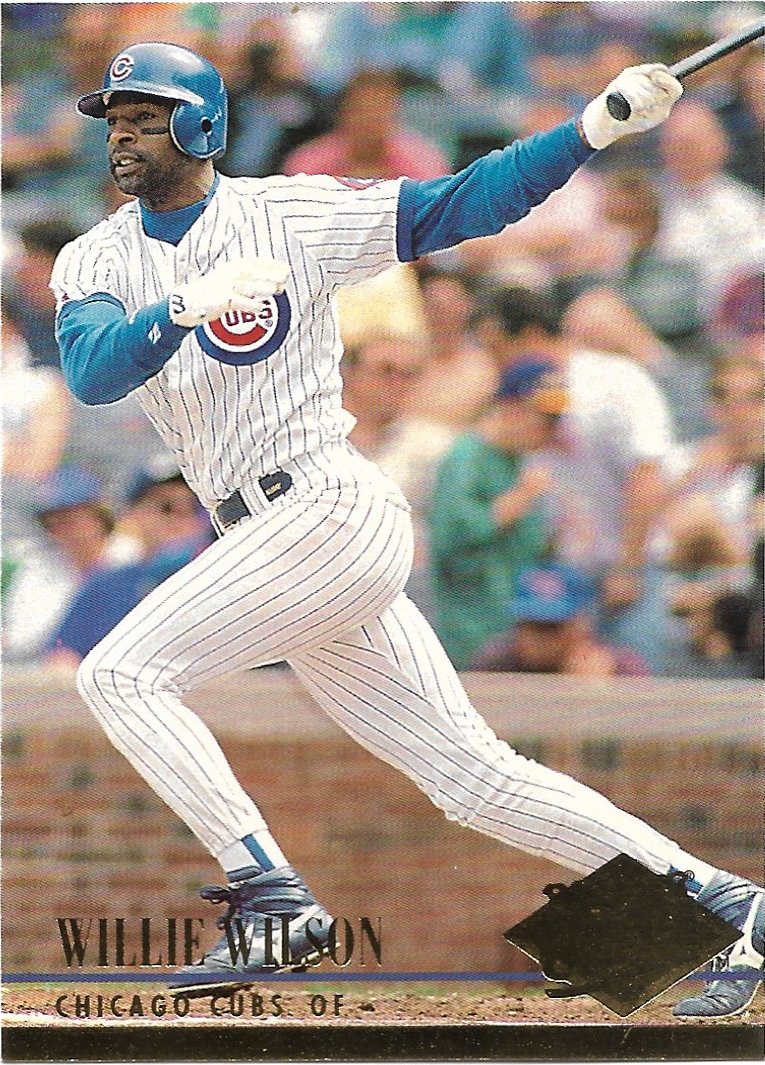 Willie Wilson 1994 Fleer Ultra #169 Chicago Cubs Baseball Card