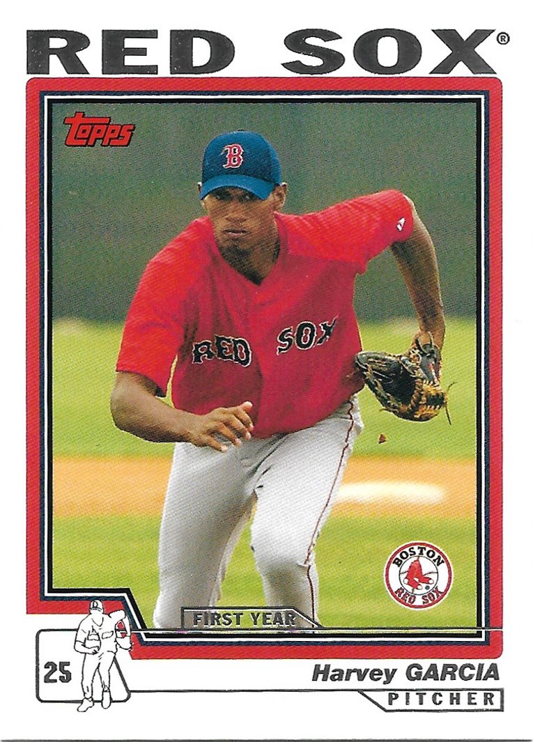 Harvey Garcia 2004 Topps Traded & Rookies #T197 Boston Red Sox Baseball Card