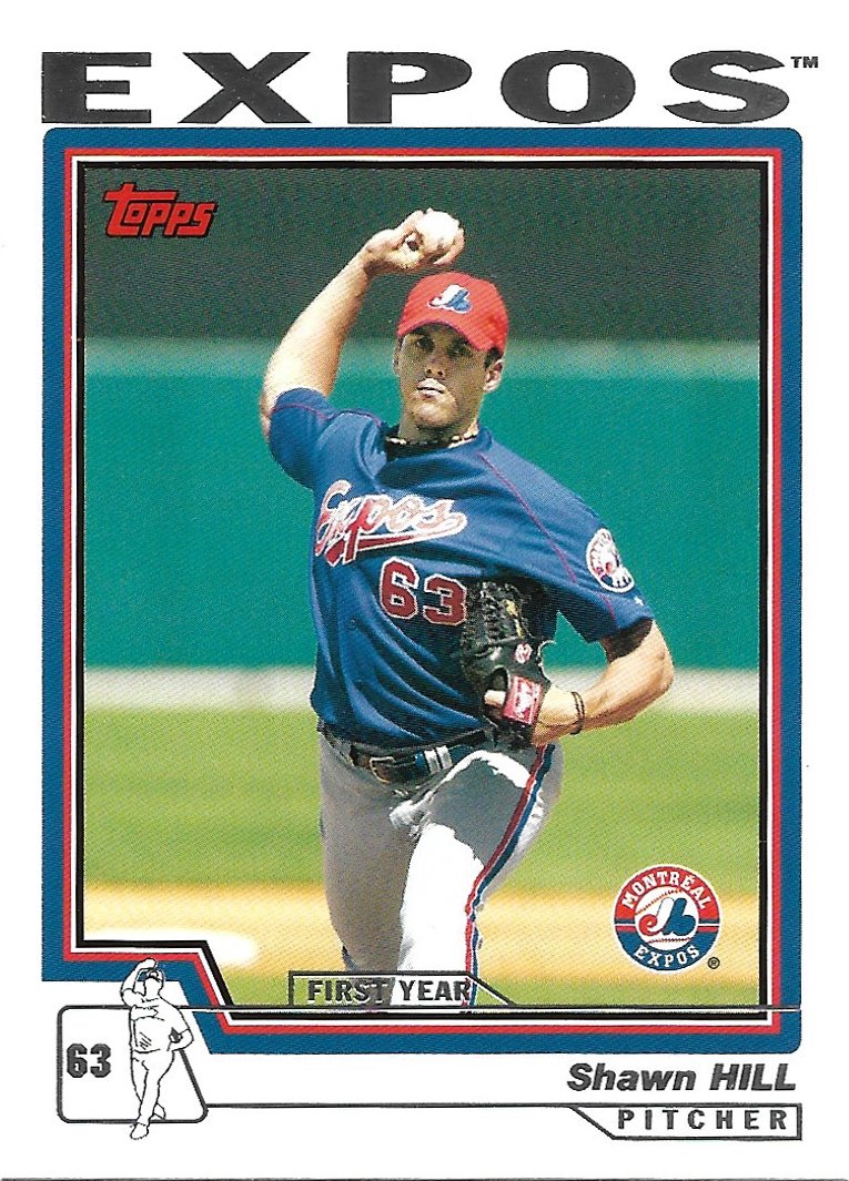 Shawn Hill 2004 Topps Traded & Rookies #T145 Montreal Expos Baseball Card