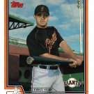 Tim Hutting 2004 Topps Traded & Rookies #T125 San Francisco Giants Baseball Card