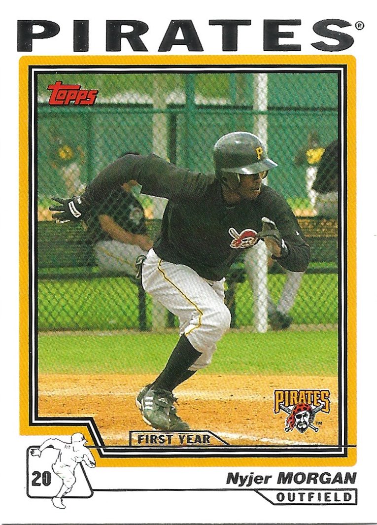 Nyjer Morgan 2004 Topps Traded & Rookies #T140 Pittsburgh Pirates Baseball Card