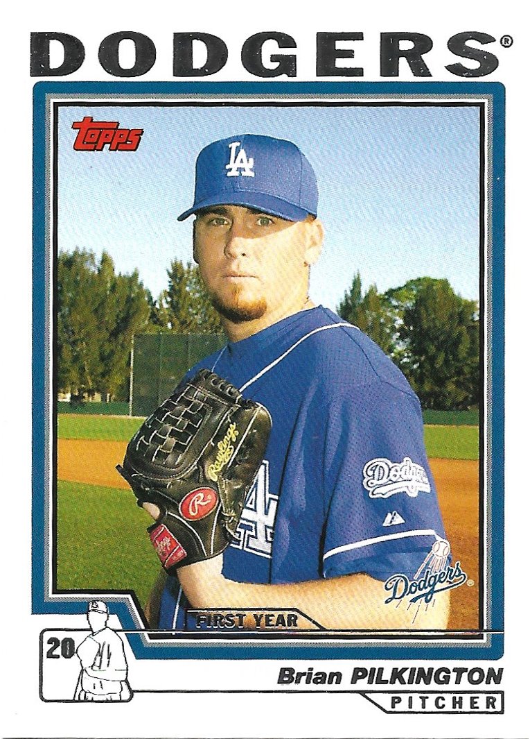 Brian Pilkington 2004 Topps Traded & Rookies #T204 Los Angeles Dodgers Baseball Card