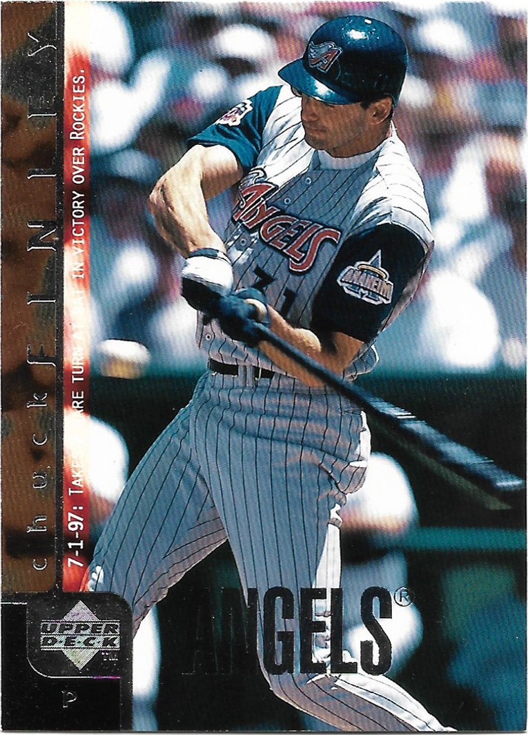 Chuck Finley 1998 Upper Deck #23 Anaheim Angels Baseball Card