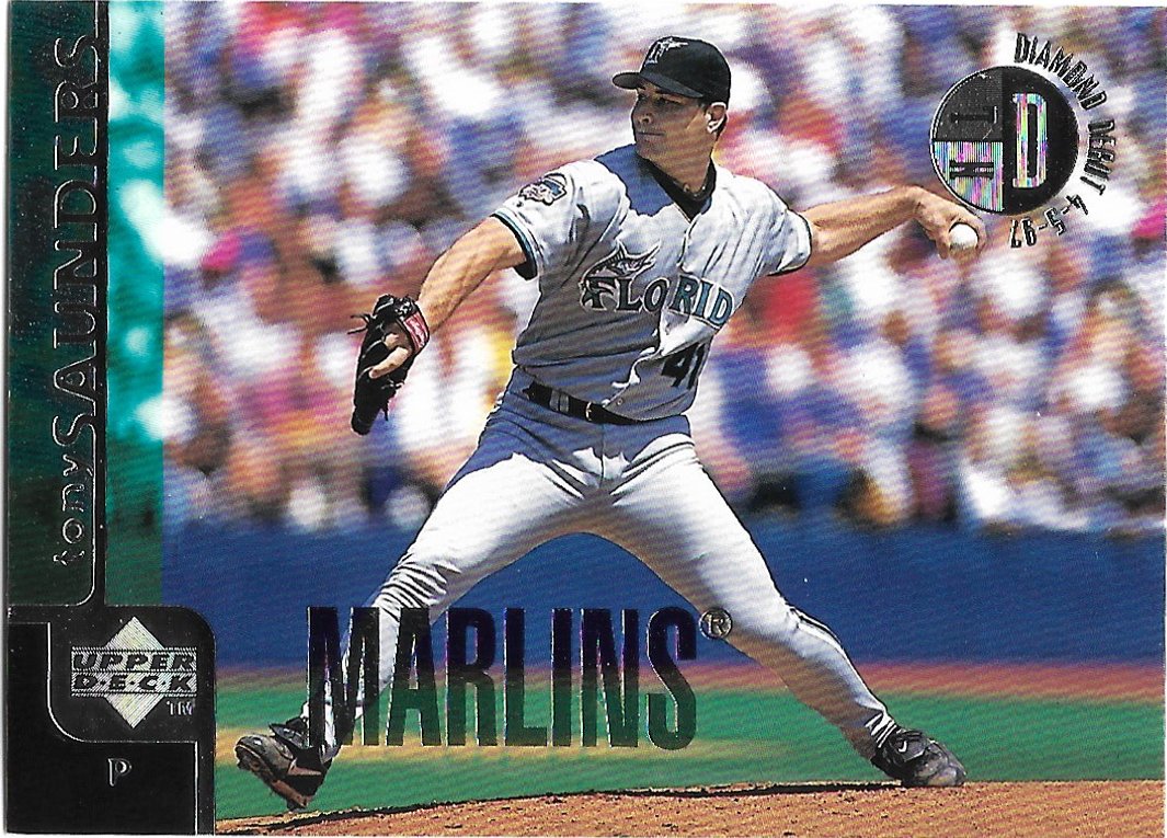 Tony Saunders 1998 Upper Deck #97 Florida Marlins Baseball Card