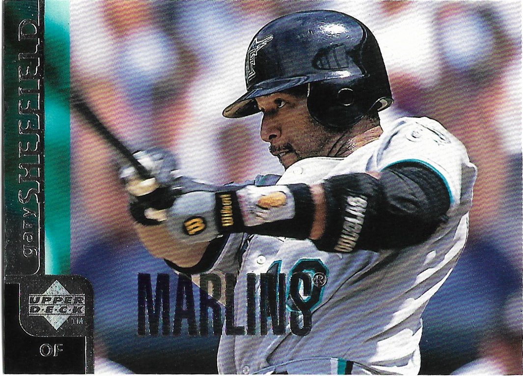 Gary Sheffield 1998 Upper Deck #95 Florida Marlins Baseball Card