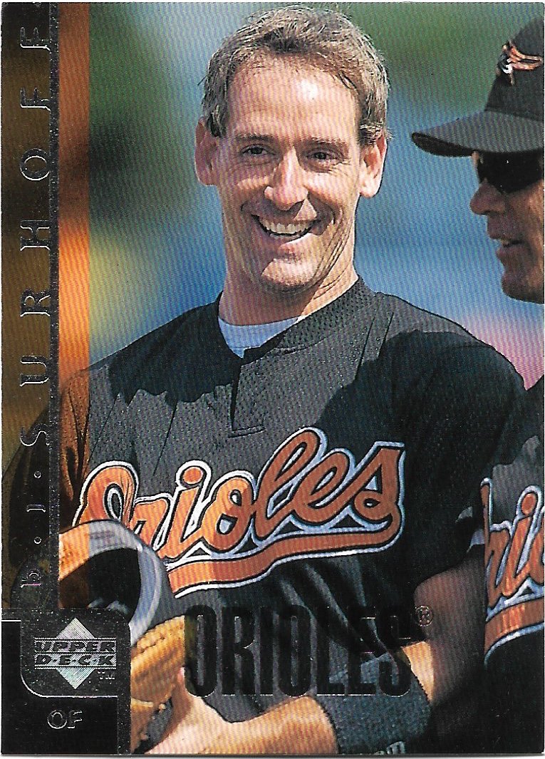 B.J. Surhoff 1998 Upper Deck #38 Baltimore Orioles Baseball Card