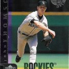 John Thomson 1998 Upper Deck #83 Colorado Rockies Baseball Card