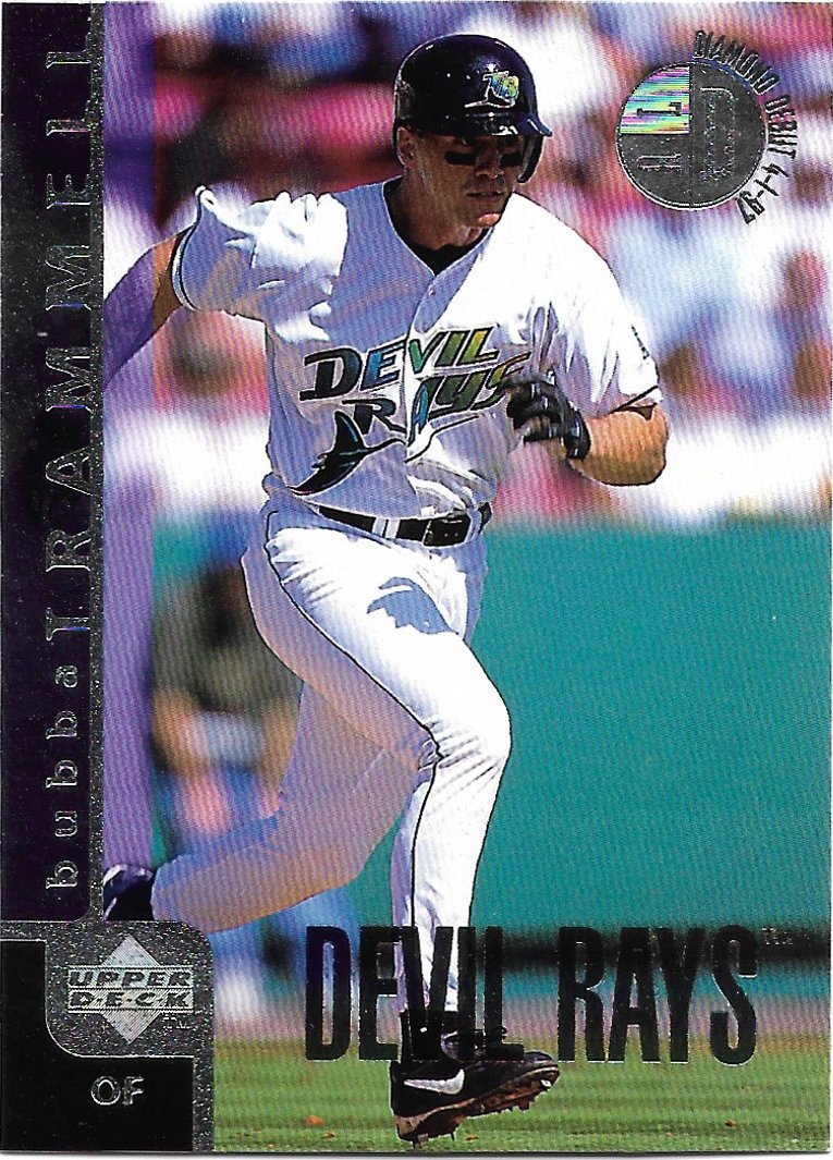 Bubba Trammell 1998 Upper Deck #735 Tampa Bay Devil Rays Baseball Card