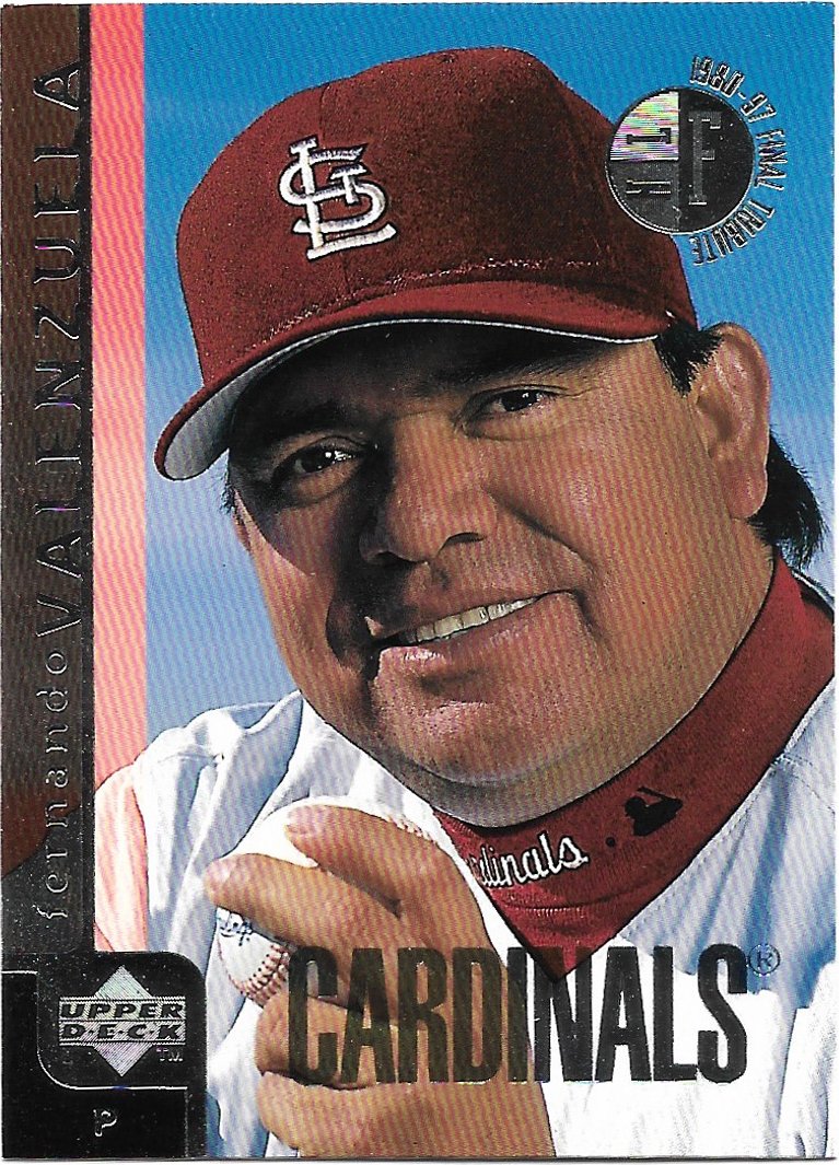 Fernando Valenzuela 1998 Upper Deck #204 St. Louis Carinals Baseball Card