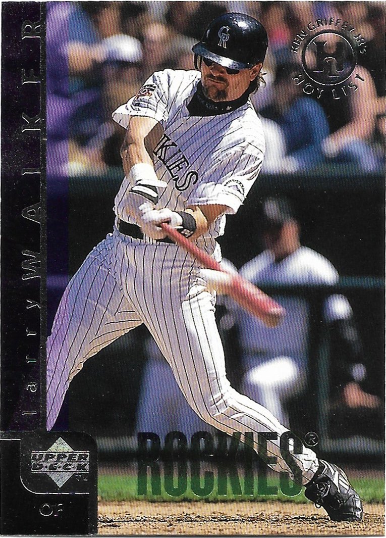 Larry Walker 1998 Upper Deck #11 Colorado Rockies Baseball Card