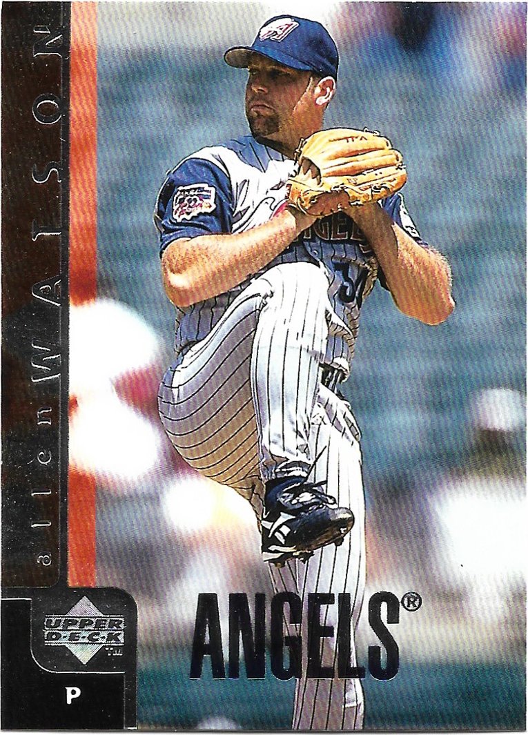Allen Watson 1998 Upper Deck #296 Anaheim Angels Baseball Card