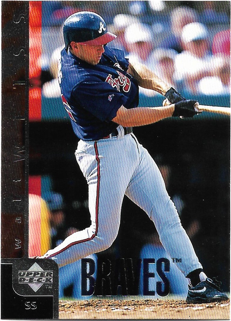 Walt Weiss 1998 Upper Deck #649 Atlanta Braves Baseball Card