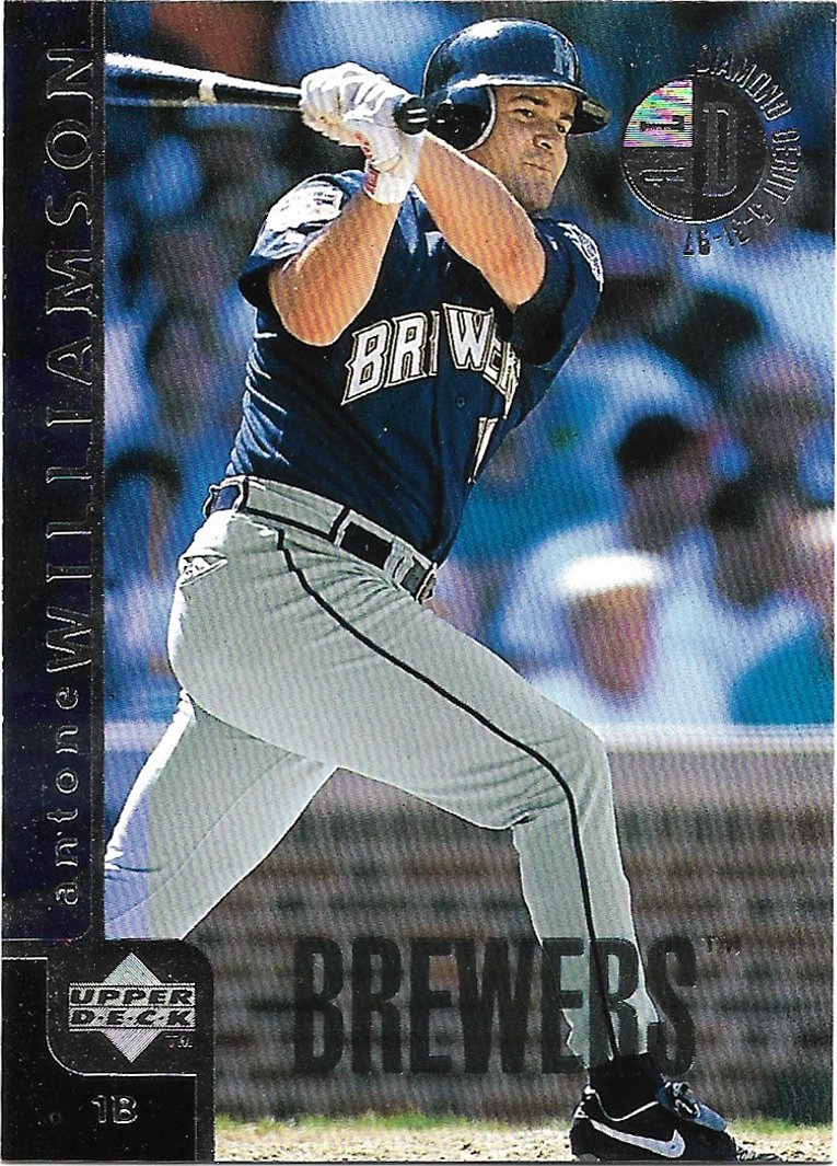 Antone Williamson 1998 Upper Deck #123 Milwaukee Brewers Baseball Card