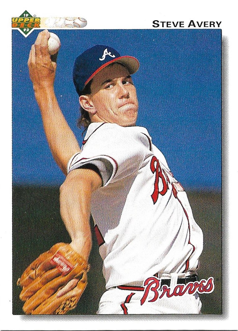 Steve Avery 1992 Upper Deck #475 Atlanta Braves Baseball Card