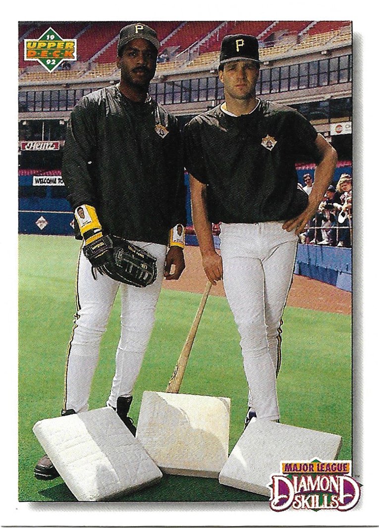 Barry Bonds, Andy Van Slyke 1992 Upper Deck #711 Pittsburgh Pirates Baseball Card