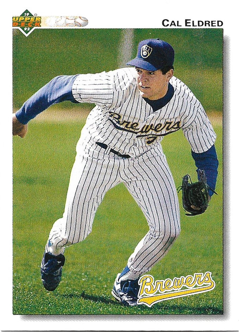 Cal Eldred 1992 Upper Deck #477 Milwaukee Brewers Baseball Card