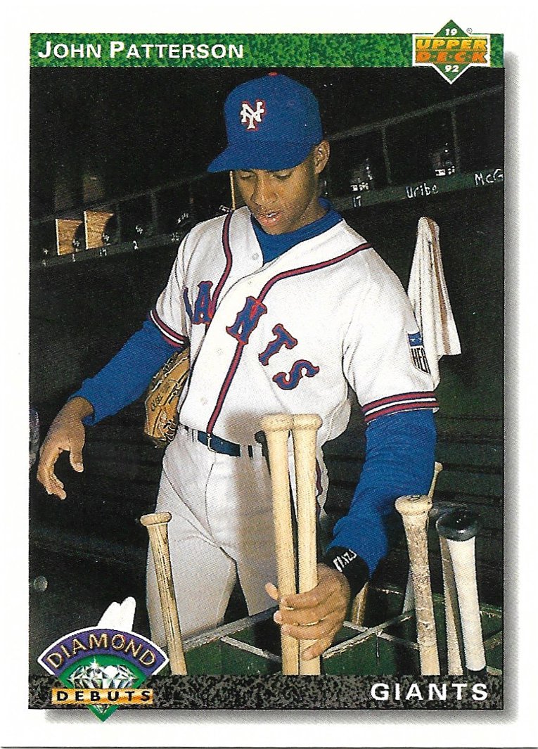 John Patterson 1992 Upper Deck #778 San Francisco Giants Baseball Card