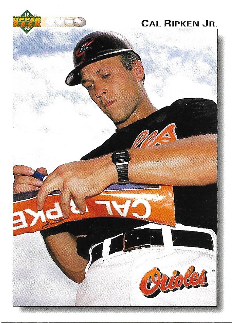 Cal Ripken Jr. 1992 Upper Deck #165 Baltimore Orioles Baseball Card