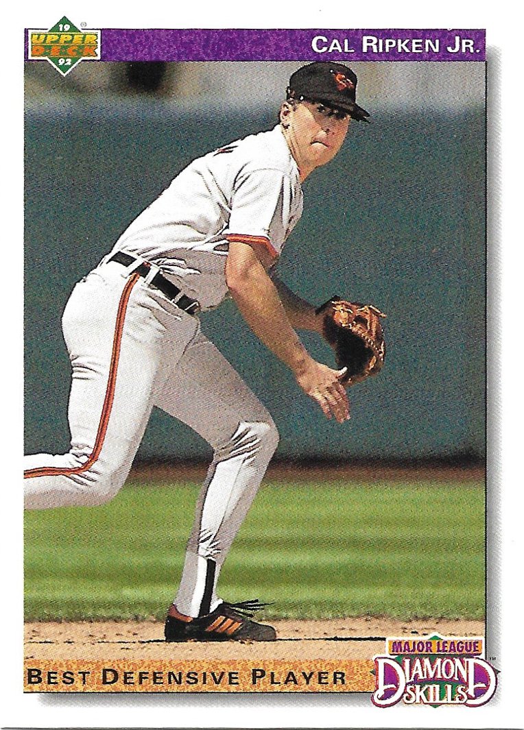 Cal Ripken Jr. 1992 Upper Deck #645 Baltimore Orioles Baseball Card