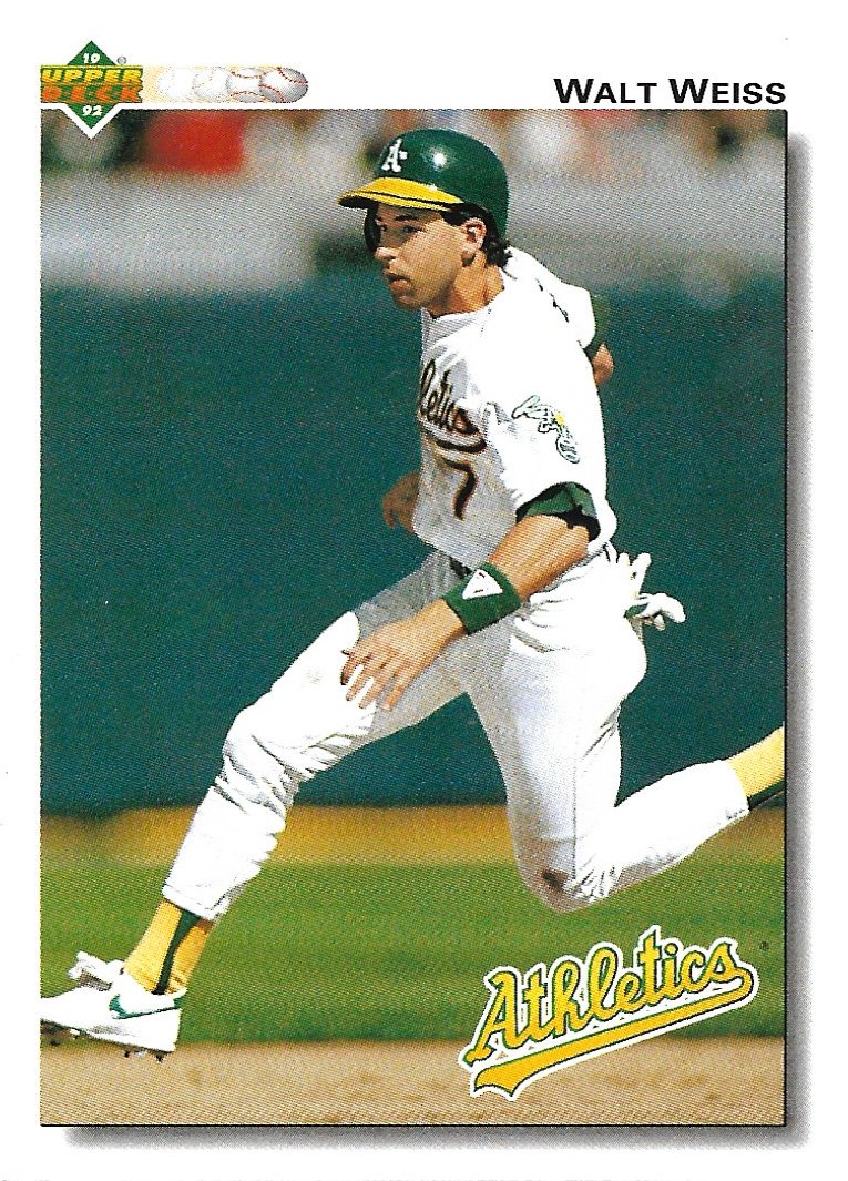 Walt Weiss 1992 Upper Deck #151 Oakland Athletics Baseball Card