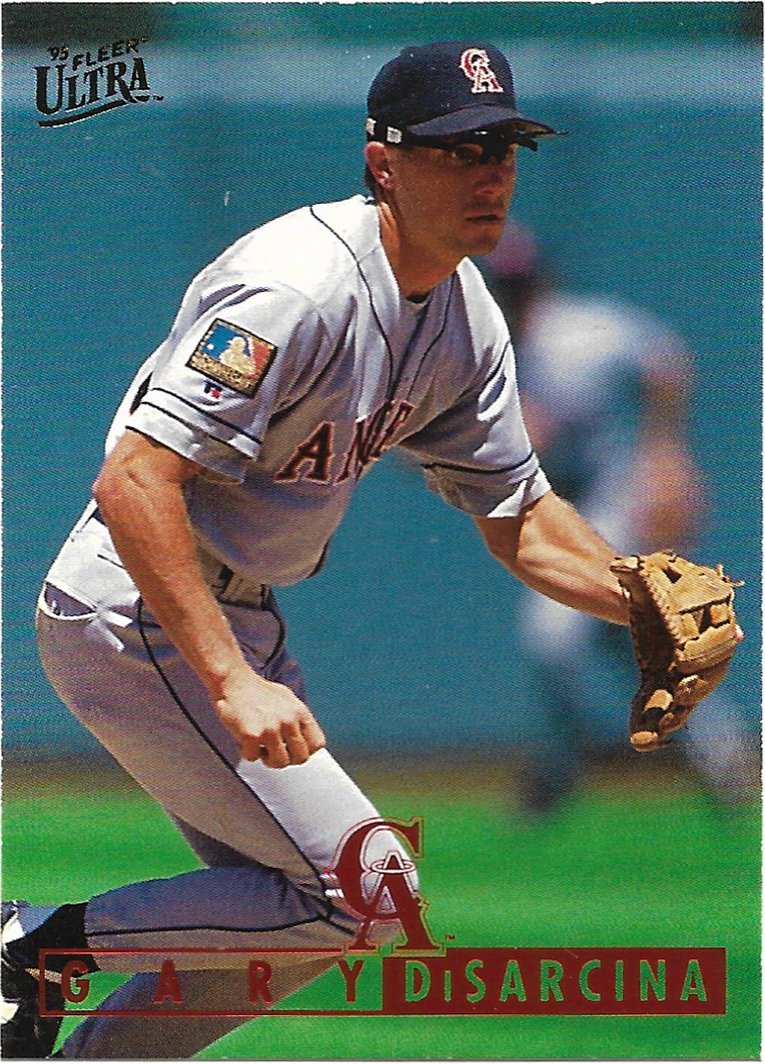 Gary DiSarcina 1995 Fleer Ultra #267 California Angels Baseball Card