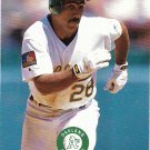 Stan Javier 1995 Fleer Ultra #93 Oakland Athletics Baseball Card