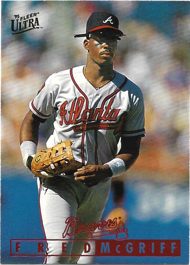 Fred McGriff 1995 Fleer Ultra #351 Atlanta Braves Baseball Card