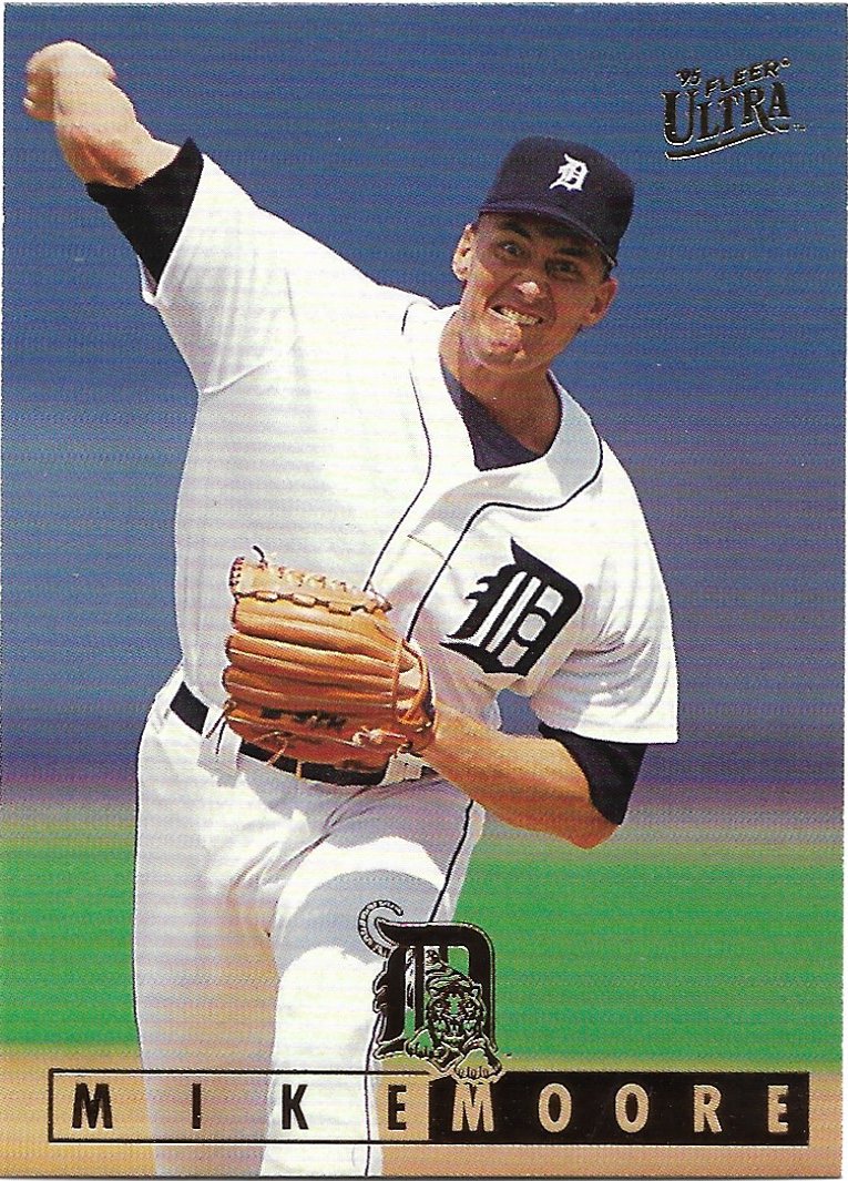 Mike Moore 1995 Fleer Ultra #49 Detroit Tigers Baseball Card